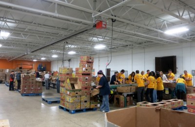 Hunger Solution Center warehouse