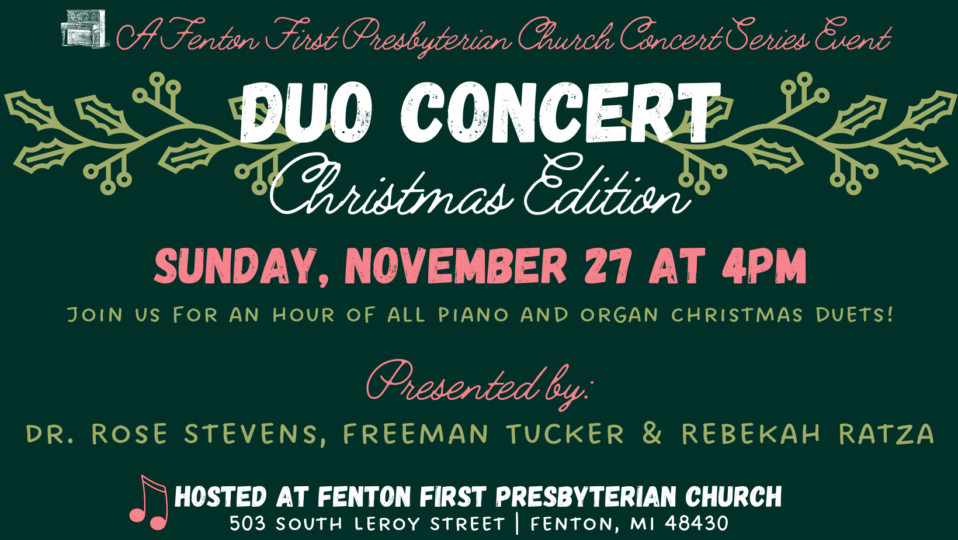 The Season of Advent – Fenton First Presbyterian Church