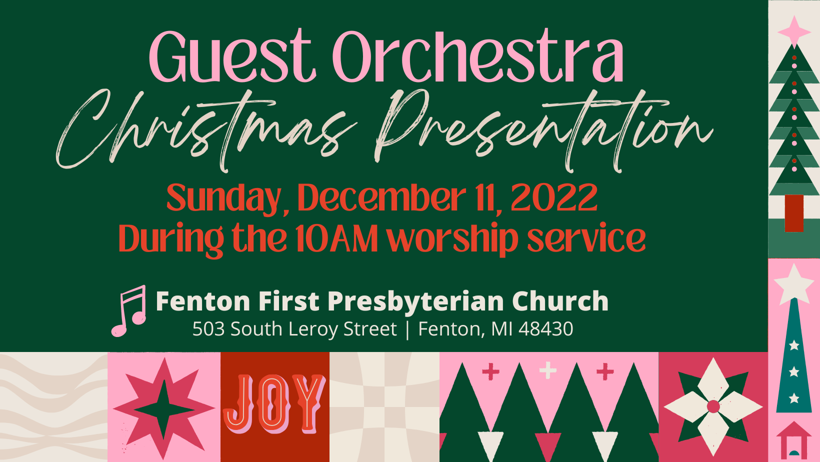 Advent 3 Orchestra Sunday Concert